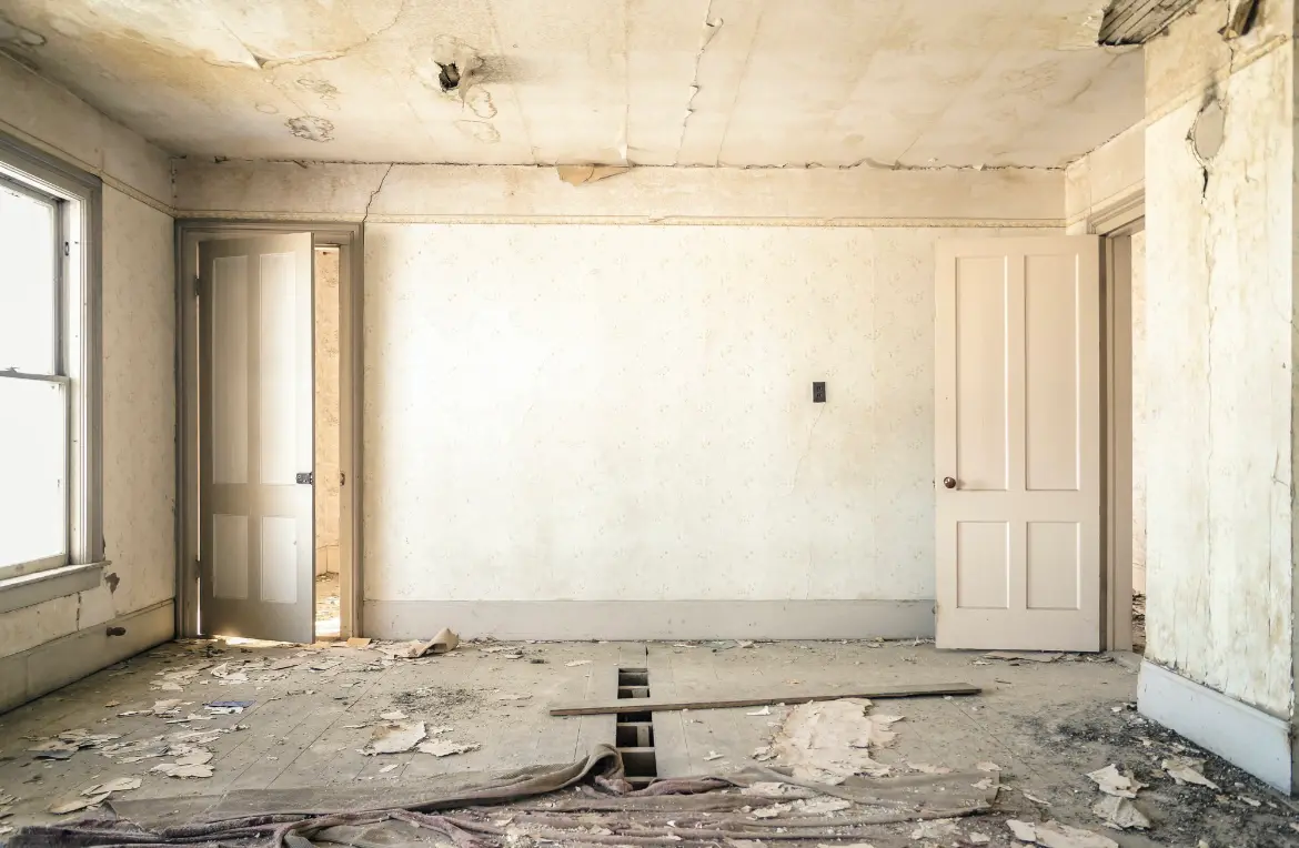 Waste disposal crew managing a cleanout project in Huber Heights